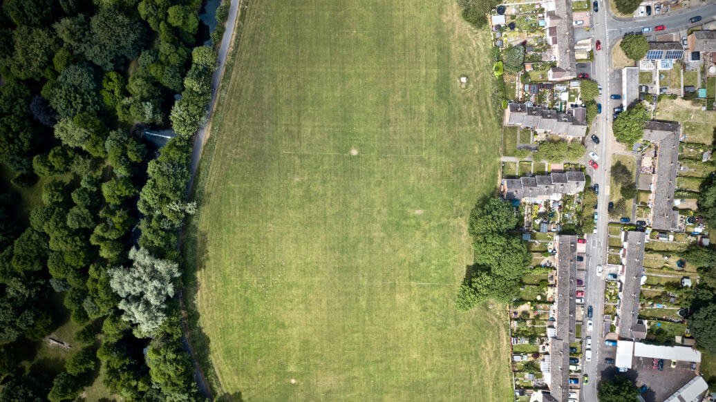 Aerial View of potential land opportunity